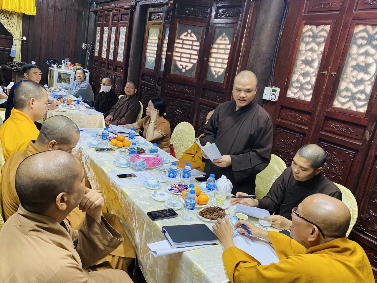 Phật giáo Hạ Long họp sơ kết công tác Phật sự 4 tháng đầu năm và triển khai công tác Phật sự 8 tháng cuối năm 2023 