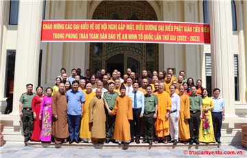 Hội nghị gặp mặt, biểu dương đại biểu Tăng, Ni, Phật tử tỉnh Quảng Ninh có thành tích trong Phong trào Toàn dân bảo vệ ANTQ